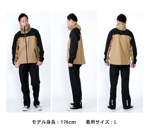 [ドキュメント] レインスーツ 4WAYストレッチレインスーツ 7572 ﾍﾞｰｼﾞｭ 4L