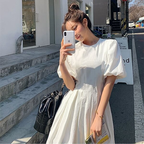 韓版ファッション 売れ筋の商品 ゆったり 半袖 ロング 気質 ZY339