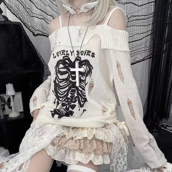 fuuさま専用 Rosarymoon Vネック オフショルダー ニット