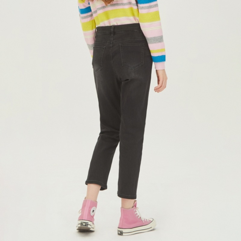 (ベネトン) ベネトンポケットポイントストレートフィットデニムパンツ BADPA3411_BK (ベネトン) ベネトンポケットポイントストレートフィットデニムパンツ BADPA3411_BK