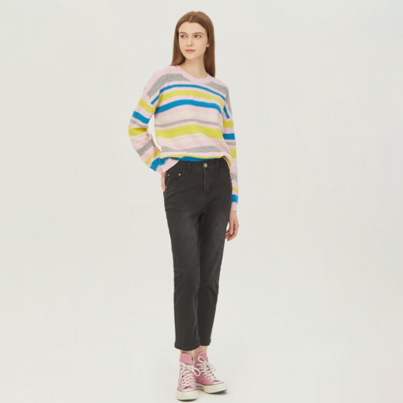 (ベネトン) ベネトンポケットポイントストレートフィットデニムパンツ BADPA3411_BK (ベネトン) ベネトンポケットポイントストレートフィットデニムパンツ BADPA3411_BK