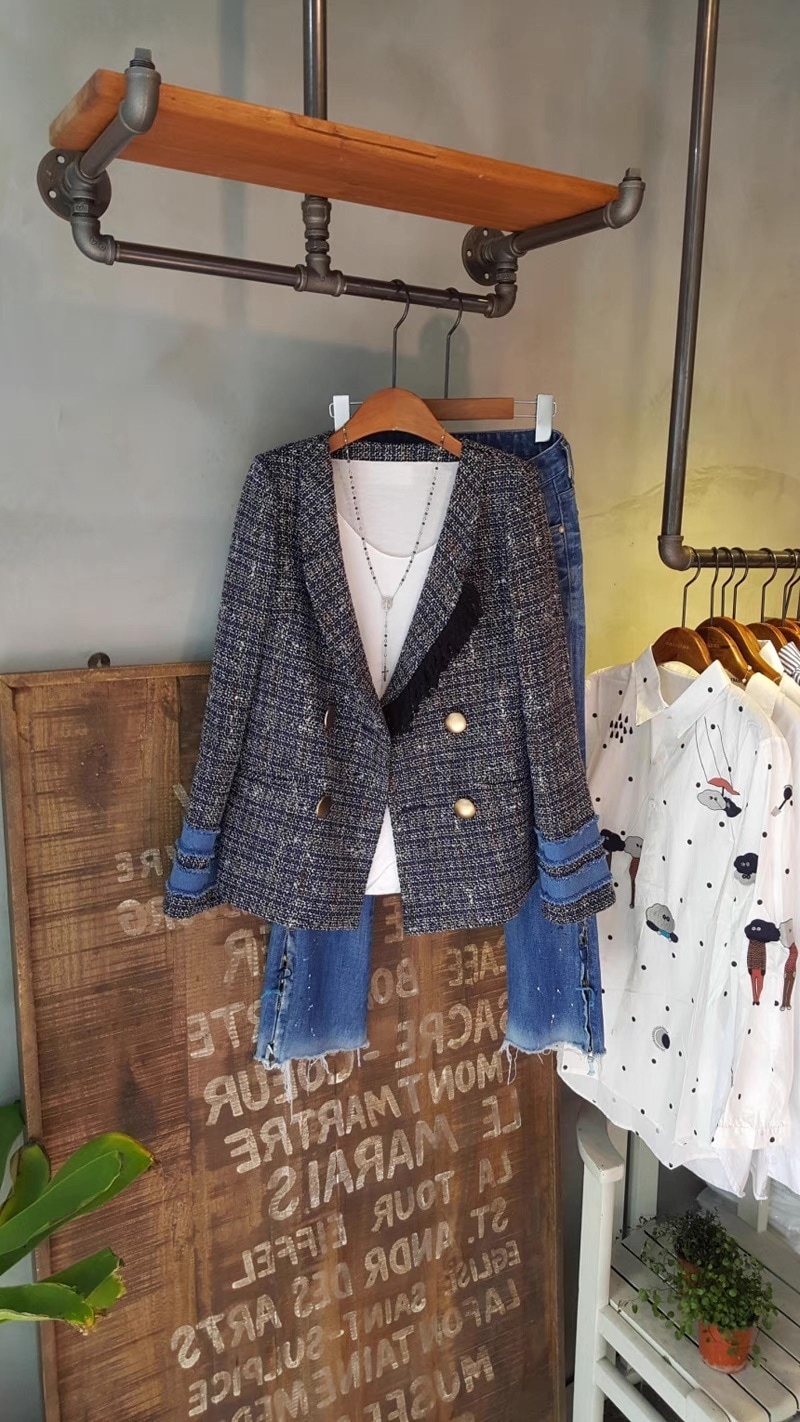 レディース ジャケット 長袖 Vネック 襟付き アシンメトリー 切り替え ドッキング オーバーサイズ フェミニン ストリート 前開き ツイード コンサバ ボタン アメカジ デニム かわいい レディース ジャケット 長袖 Vネック 襟付き アシンメトリー 切り替え ドッキング オーバーサイズ フェミニン ストリート 前開き ツイード コンサバ ボタン アメカジ デニム かわいい