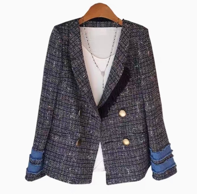 レディース ジャケット 長袖 Vネック 襟付き アシンメトリー 切り替え ドッキング オーバーサイズ フェミニン ストリート 前開き ツイード コンサバ ボタン アメカジ デニム かわいい レディース ジャケット 長袖 Vネック 襟付き アシンメトリー 切り替え ドッキング オーバーサイズ フェミニン ストリート 前開き ツイード コンサバ ボタン アメカジ デニム かわいい
