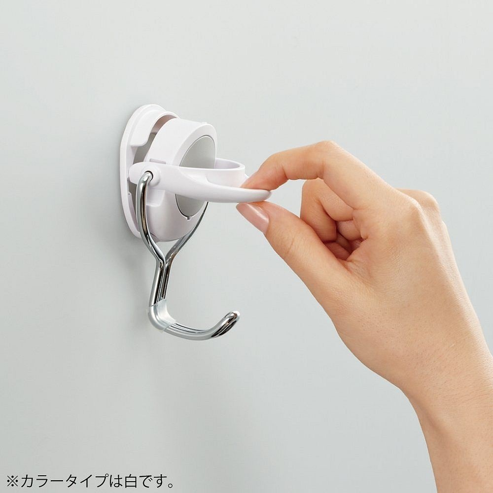 （まとめ買い）超強力 マグネットフック たまフック 白 フク-217W [x3]