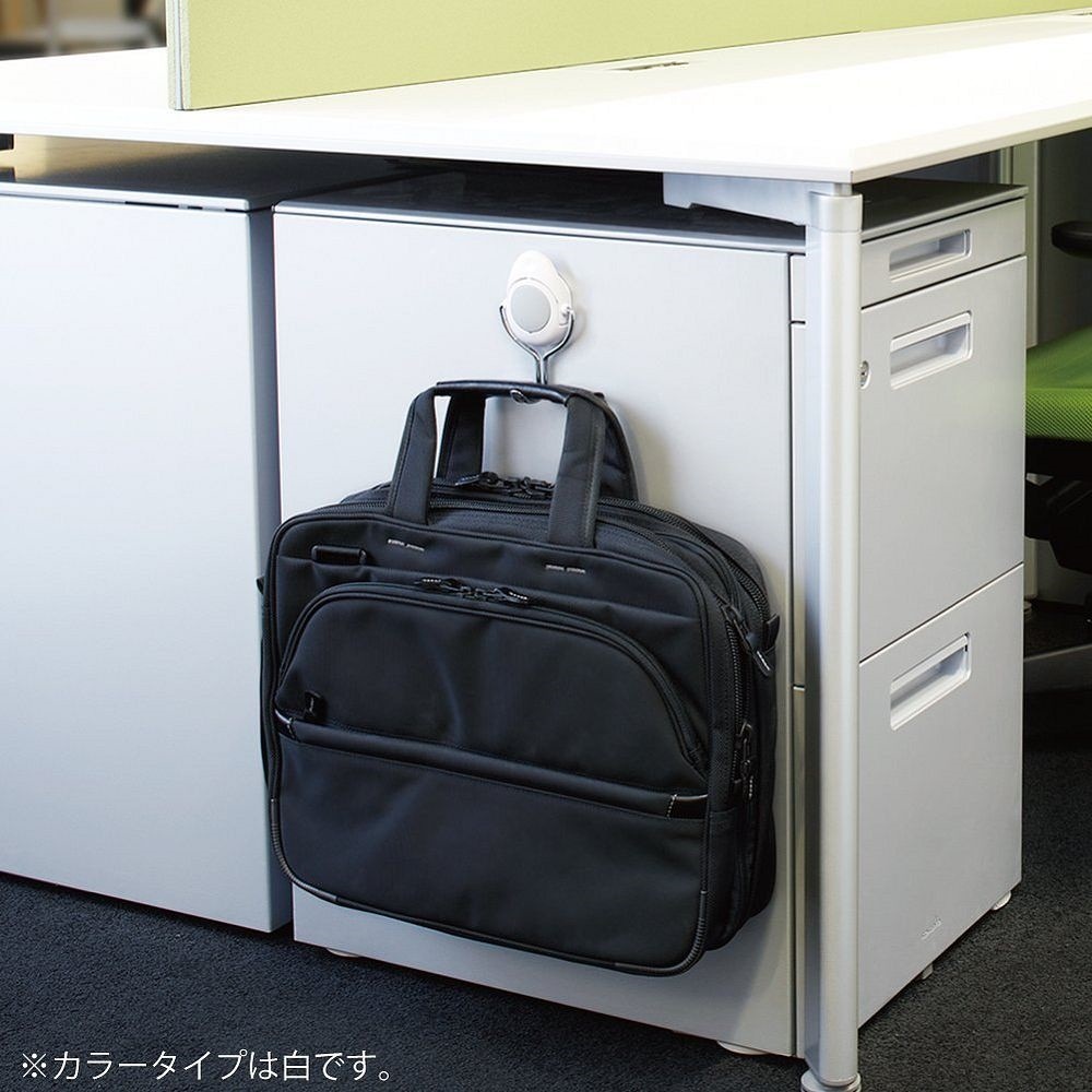 （まとめ買い）超強力 マグネットフック たまフック 白 フク-217W [x3]