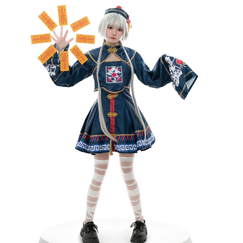 バイナリかわいいゾンビロリータメイドコスチュームハロウィンドレスコスプレツアー 劇場アニメコスチューム