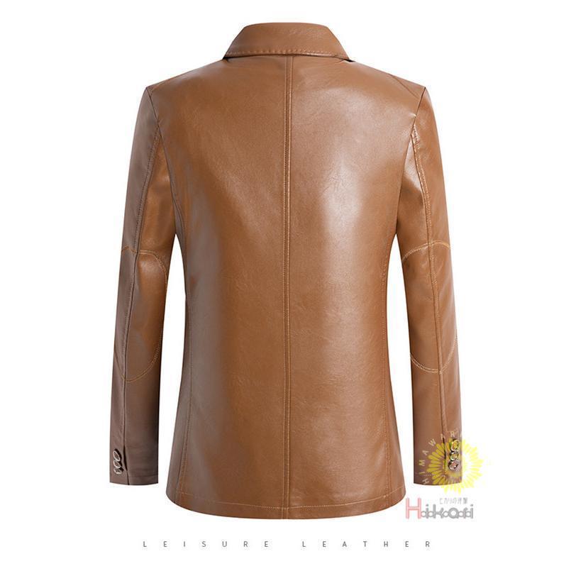 レザー テーラードジャケット メンズ スリムフィット ライダースジャケット レザージャケット 革ブレザー ビジネス