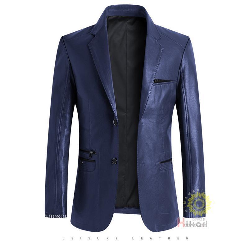 レザー テーラードジャケット メンズ スリムフィット ライダースジャケット レザージャケット 革ブレザー ビジネス