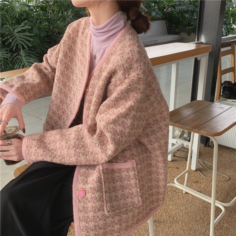 2色 レトロ風 アウター ジャケット レディース 秋冬 春 かわいい きれいめ 個性的 暖かい 軽い シャツジャケット スーツジャケット レギュラー丈 長袖 Vネック Uネック スリム タイト 細身