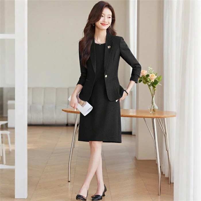 【急速出荷!】ワンピーススーツ レディース 春秋 セットアップ 2点セット ビジネススーツ フォーマルスーツ ワンピース 膝丈 ノースリーブ テーラードジャケット ジャンスカ 大きいサイズ 華奢 上品 【急速出荷!】ワンピーススーツ レディース 春秋 セットアップ 2点セット ビジネススーツ フォーマルスーツ ワンピース 膝丈 ノースリーブ テーラードジャケット ジャンスカ 大きいサイズ 華奢 上品