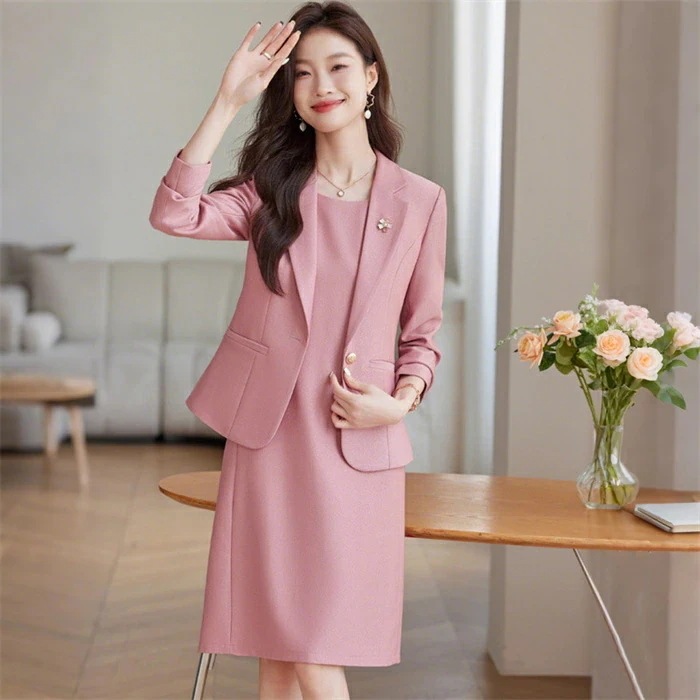 【急速出荷!】ワンピーススーツ レディース 春秋 セットアップ 2点セット ビジネススーツ フォーマルスーツ ワンピース 膝丈 ノースリーブ テーラードジャケット ジャンスカ 大きいサイズ 華奢 上品 【急速出荷!】ワンピーススーツ レディース 春秋 セットアップ 2点セット ビジネススーツ フォーマルスーツ ワンピース 膝丈 ノースリーブ テーラードジャケット ジャンスカ 大きいサイズ 華奢 上品