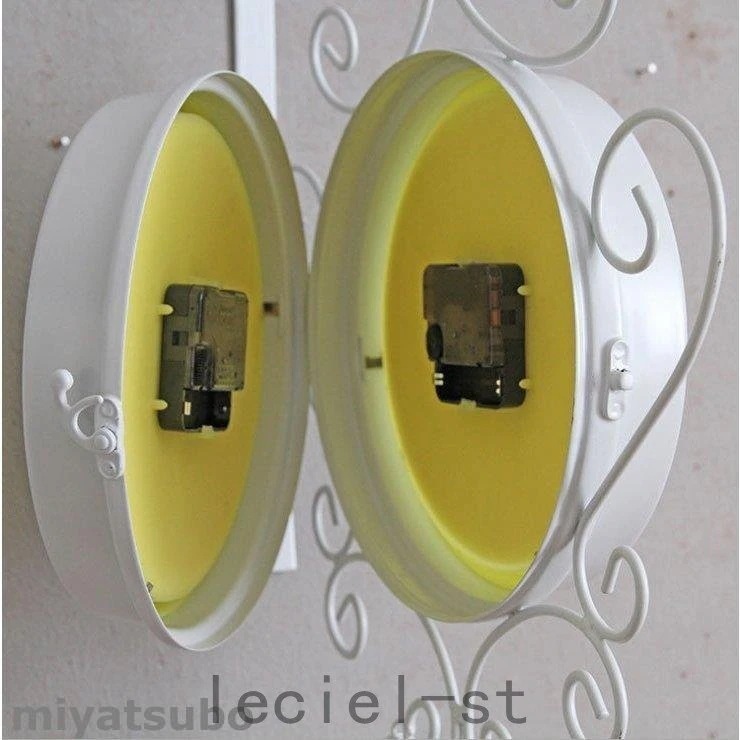 掛け時計 壁掛け時計 アンティーク 両面 レトロ おしゃれ 時計 壁掛け ウォールクロック アンティ