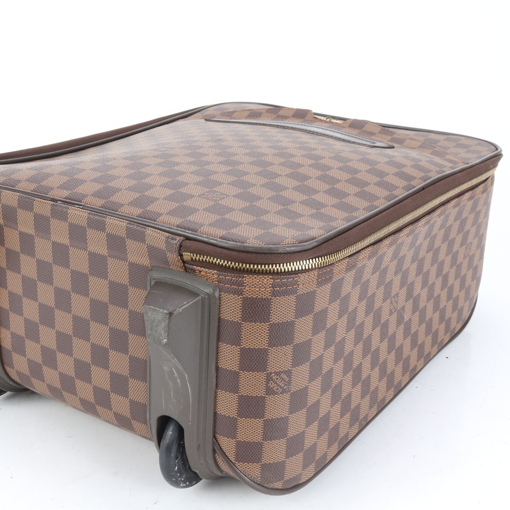 極美品 ダミエ ペガス45 N23293 レザー×コーティングキャンバス スーツケース キャリーケース バッグ 出張 旅行 トランク メンズ ERE 11-7 中古