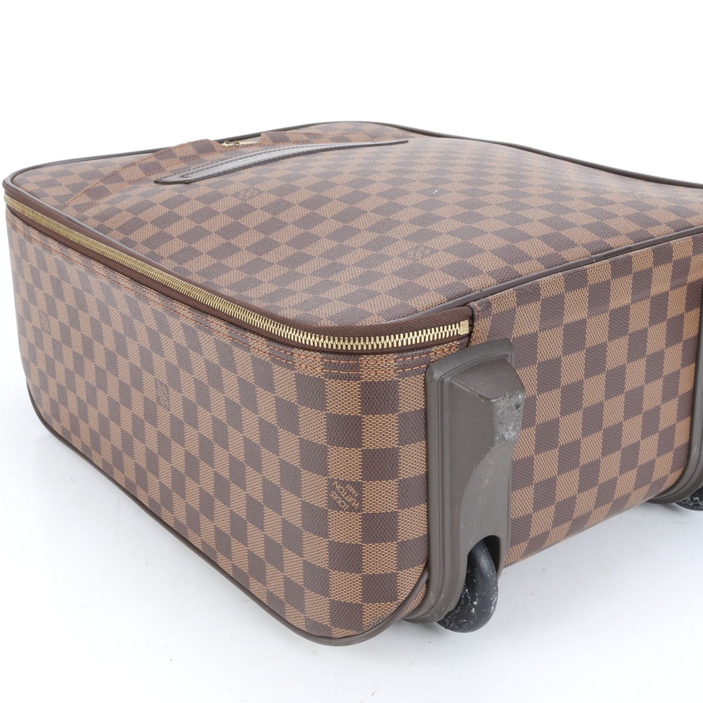 極美品 ダミエ ペガス45 N23293 レザー×コーティングキャンバス スーツケース キャリーケース バッグ 出張 旅行 トランク メンズ ERE 11-7 中古