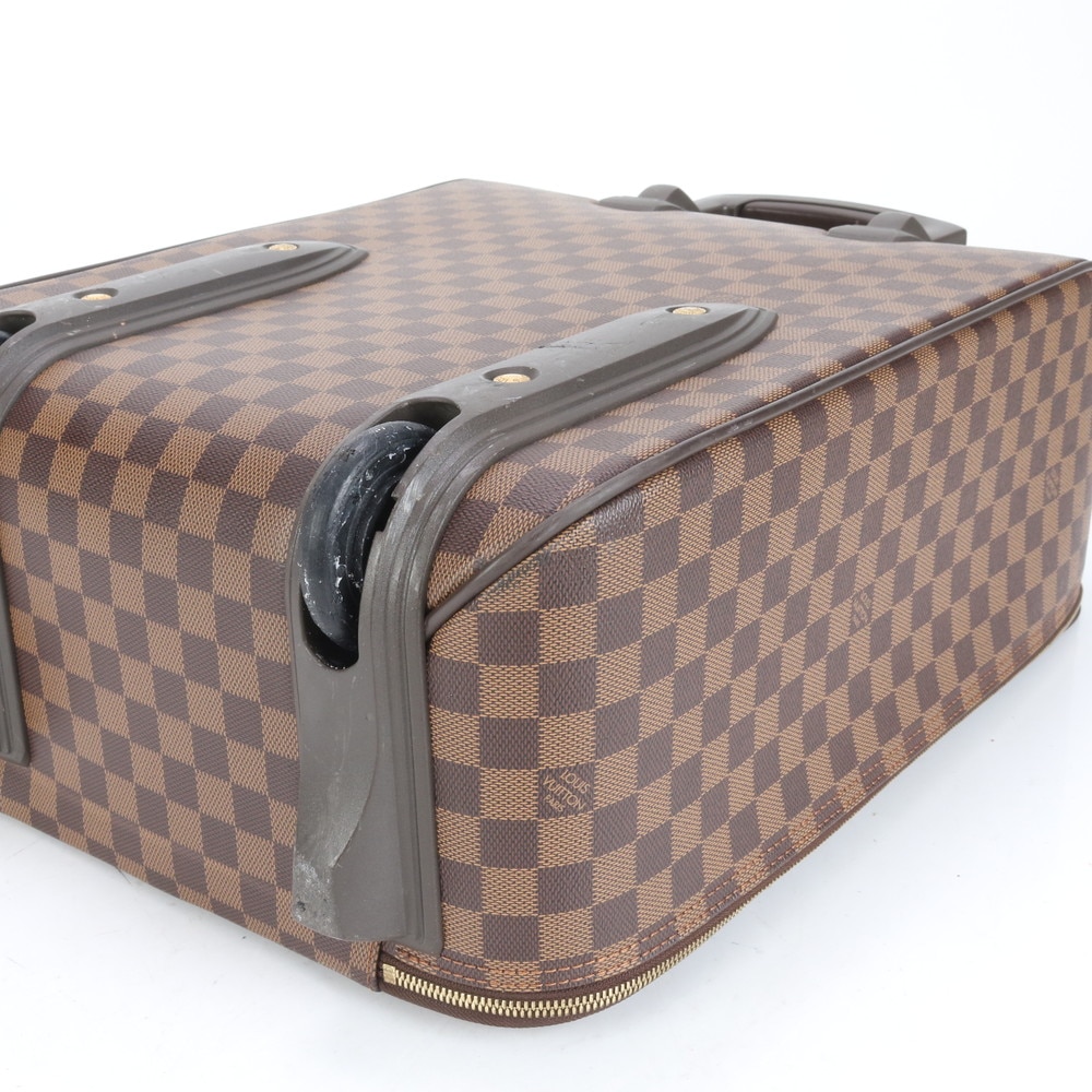 極美品 ダミエ ペガス45 N23293 レザー×コーティングキャンバス スーツケース キャリーケース バッグ 出張 旅行 トランク メンズ ERE 11-7 中古