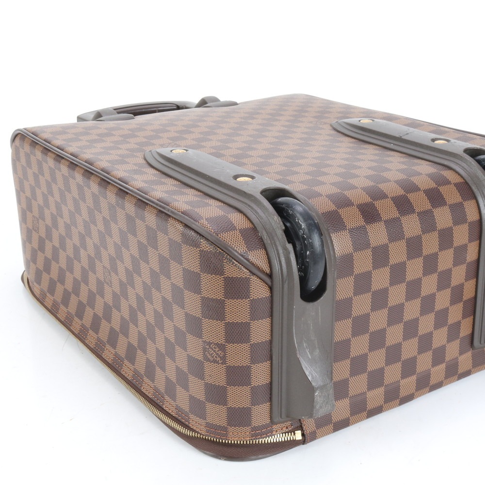 極美品 ダミエ ペガス45 N23293 レザー×コーティングキャンバス スーツケース キャリーケース バッグ 出張 旅行 トランク メンズ ERE 11-7 中古