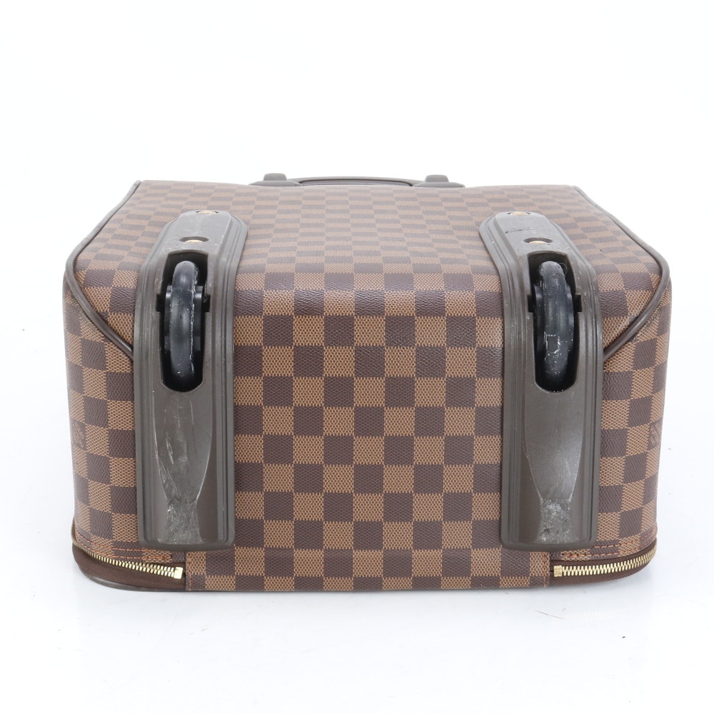 極美品 ダミエ ペガス45 N23293 レザー×コーティングキャンバス スーツケース キャリーケース バッグ 出張 旅行 トランク メンズ ERE 11-7 中古