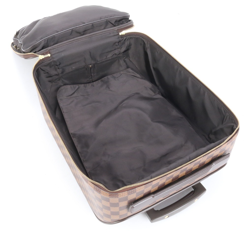 極美品 ダミエ ペガス45 N23293 レザー×コーティングキャンバス スーツケース キャリーケース バッグ 出張 旅行 トランク メンズ ERE 11-7 中古