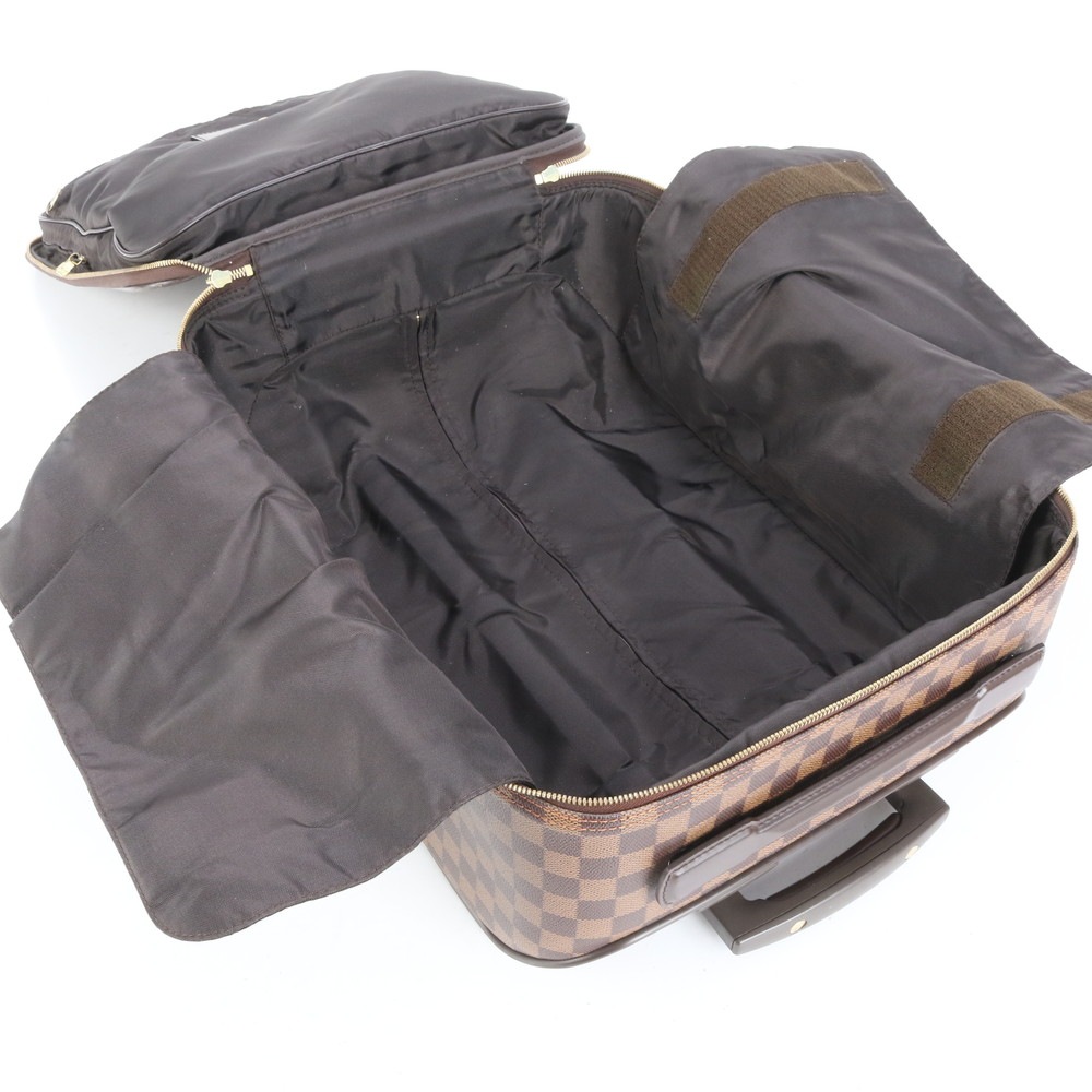 極美品 ダミエ ペガス45 N23293 レザー×コーティングキャンバス スーツケース キャリーケース バッグ 出張 旅行 トランク メンズ ERE 11-7 中古