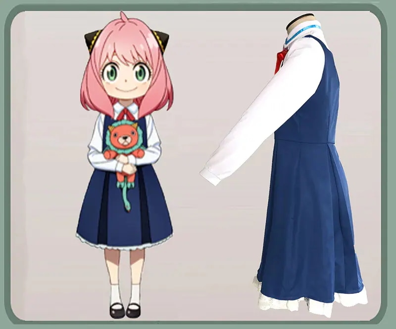 SPYFAMILY スパイファミリー アーニャ フォージャー コスプレ衣装 日常服 ワンピース 仮装