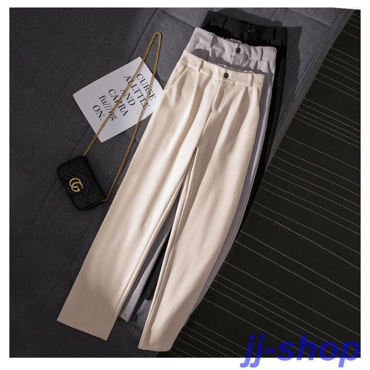 ワイドパンツレディース秋冬ボトムス裏起毛ストレッチ脚韓国風おしゃれ203040作ロングズボン厚ハイウエストあったかゆったり