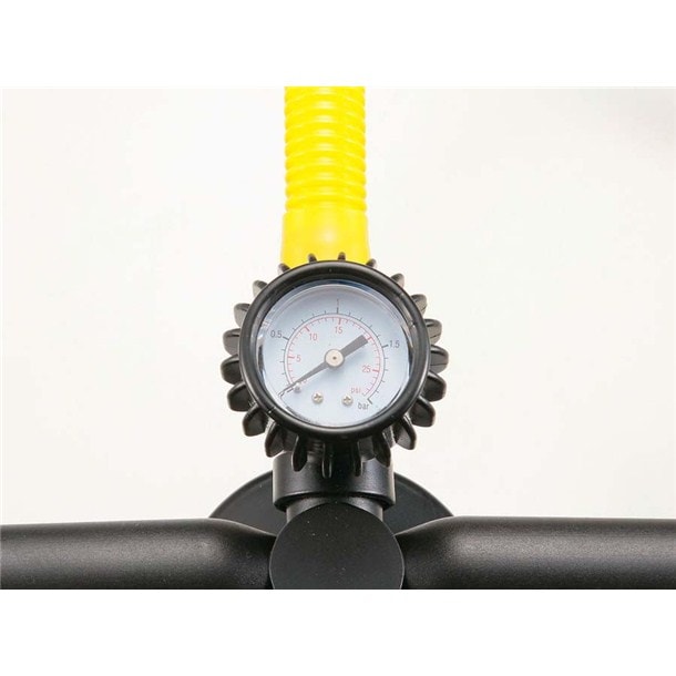 ハイプレッシャー27 ハンドポンプ ゲージ付 アウトドアグッズ (US1074)