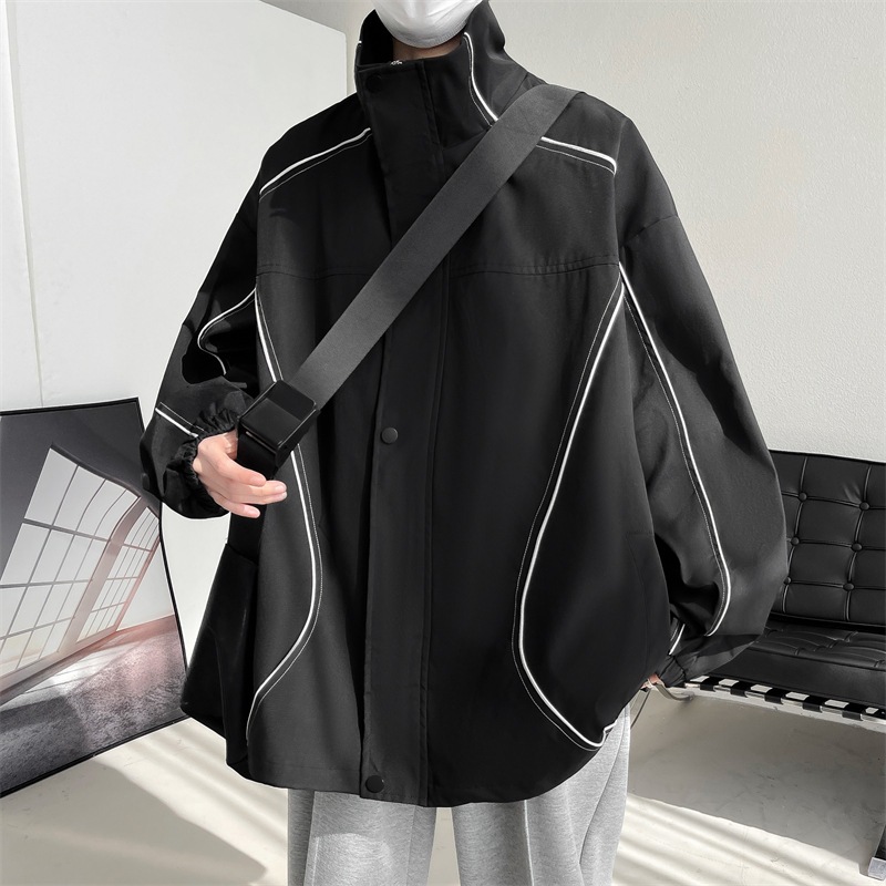 11 バーギルレッドワークウェアフード付きジャケットメンズスプリングヨーロッパとアメリカンバイブスタイルアメリカンヒップホップボンバージャケット登山スーツ 11 バーギルレッドワークウェアフード付きジャケットメンズスプリングヨーロッパとアメリカンバイブスタイルアメリカンヒップホップボンバージャケット登山スーツ