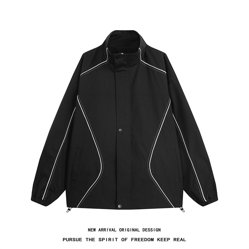 11 バーギルレッドワークウェアフード付きジャケットメンズスプリングヨーロッパとアメリカンバイブスタイルアメリカンヒップホップボンバージャケット登山スーツ 11 バーギルレッドワークウェアフード付きジャケットメンズスプリングヨーロッパとアメリカンバイブスタイルアメリカンヒップホップボンバージャケット登山スーツ