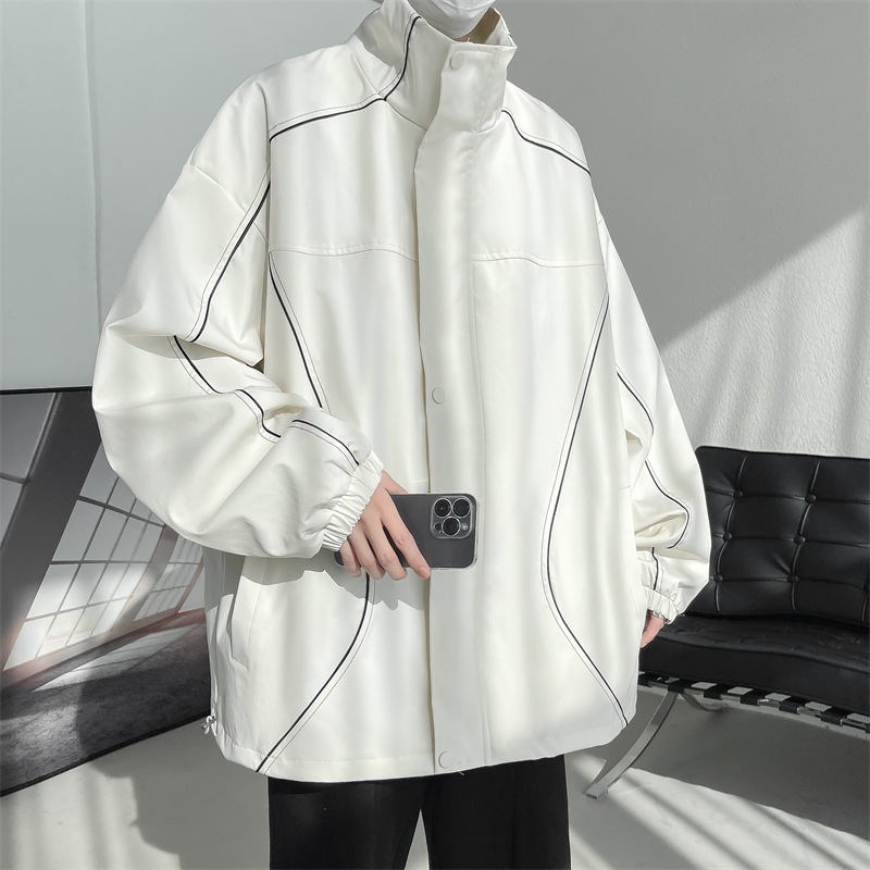 11 バーギルレッドワークウェアフード付きジャケットメンズスプリングヨーロッパとアメリカンバイブスタイルアメリカンヒップホップボンバージャケット登山スーツ 11 バーギルレッドワークウェアフード付きジャケットメンズスプリングヨーロッパとアメリカンバイブスタイルアメリカンヒップホップボンバージャケット登山スーツ