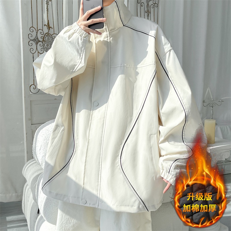 11 バーギルレッドワークウェアフード付きジャケットメンズスプリングヨーロッパとアメリカンバイブスタイルアメリカンヒップホップボンバージャケット登山スーツ 11 バーギルレッドワークウェアフード付きジャケットメンズスプリングヨーロッパとアメリカンバイブスタイルアメリカンヒップホップボンバージャケット登山スーツ