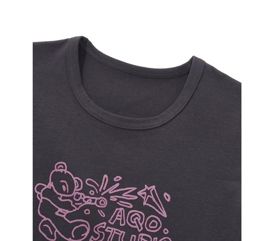 WATER BOMB DRAWING CROP TEE