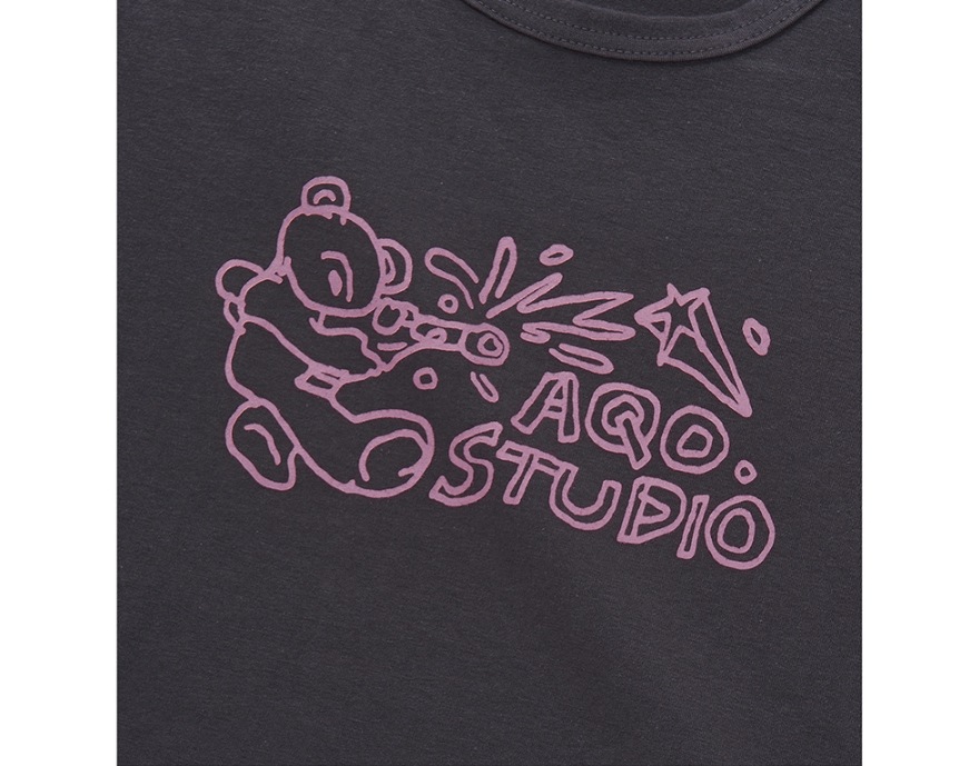 WATER BOMB DRAWING CROP TEE