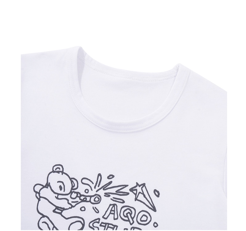 WATER BOMB DRAWING CROP TEE
