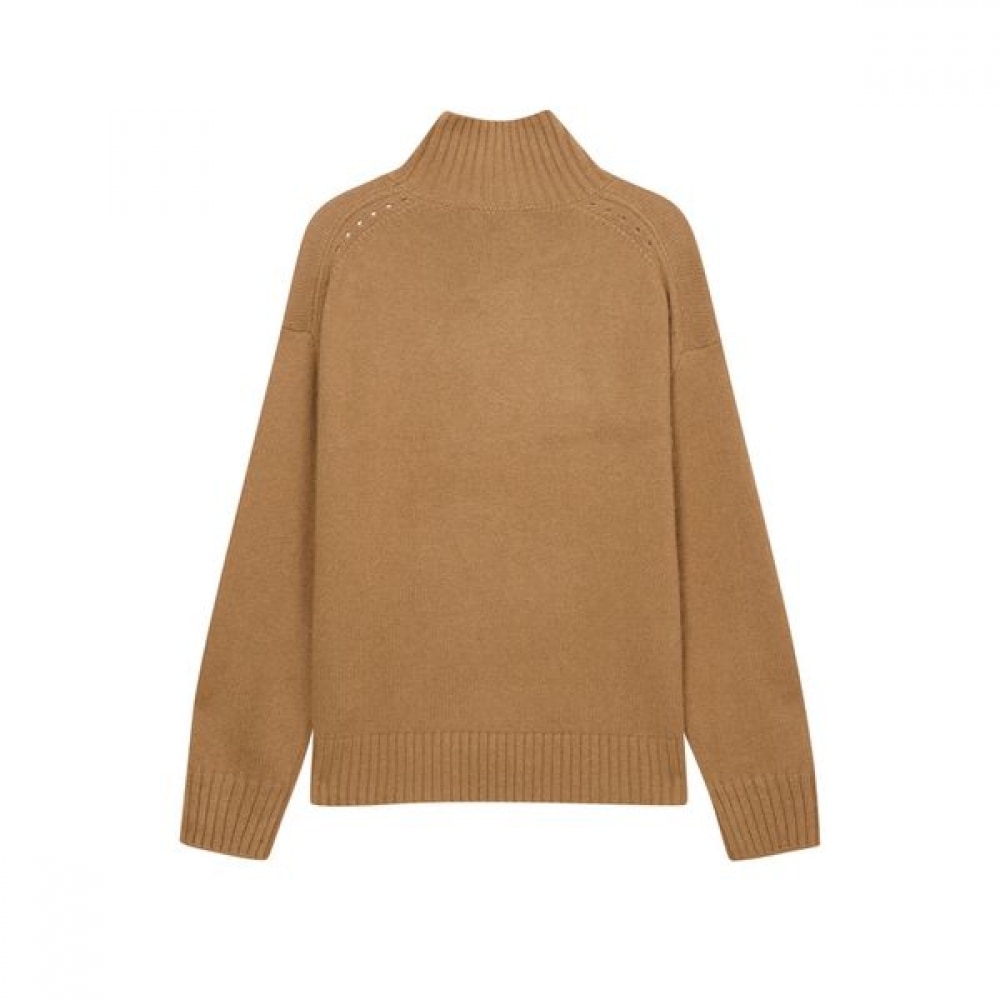 [ヘッジズレディース] 24FW ラクーンブレンドタートルネックニットプルオーバーキャメル HSSW4DP83CM