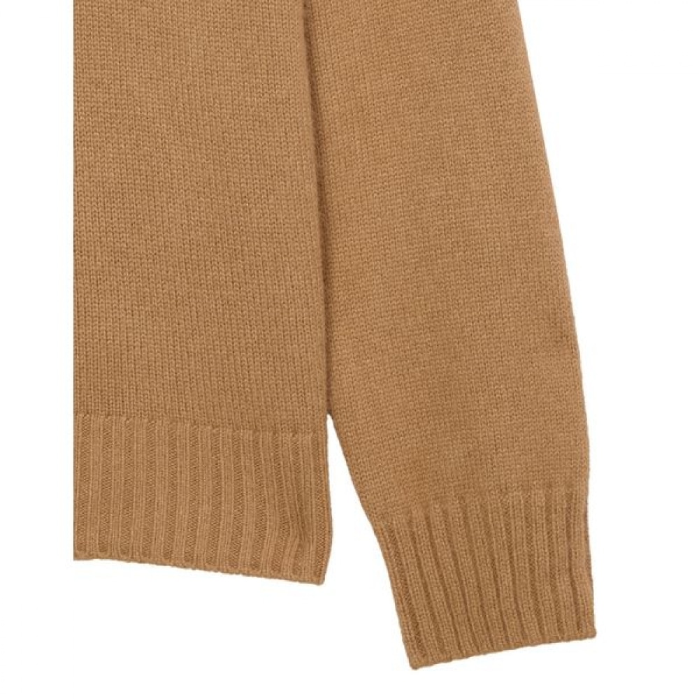 [ヘッジズレディース] 24FW ラクーンブレンドタートルネックニットプルオーバーキャメル HSSW4DP83CM