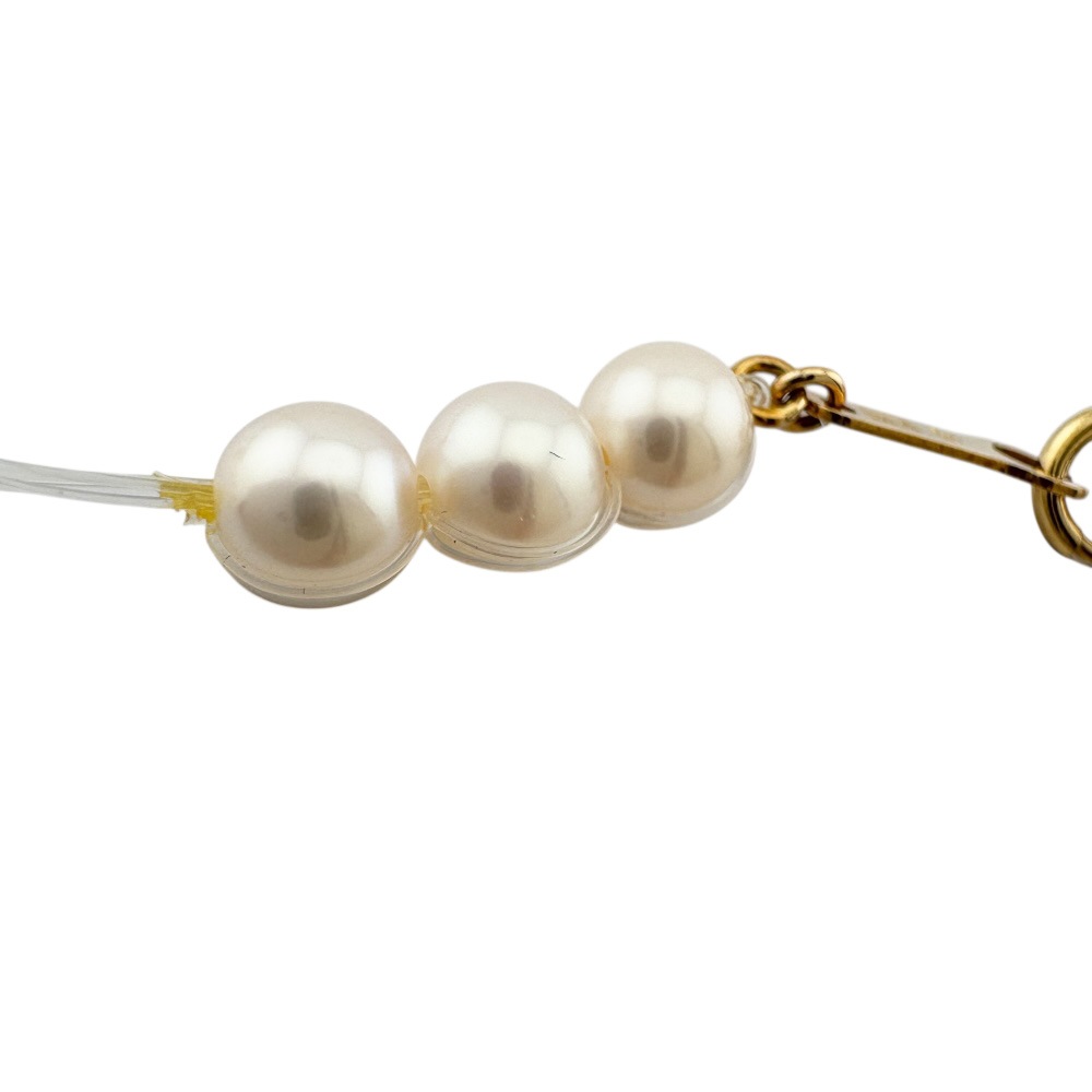 タサキ ネックレス 18金 K18イエローゴールド アコヤパール TASAKI 中古 美品