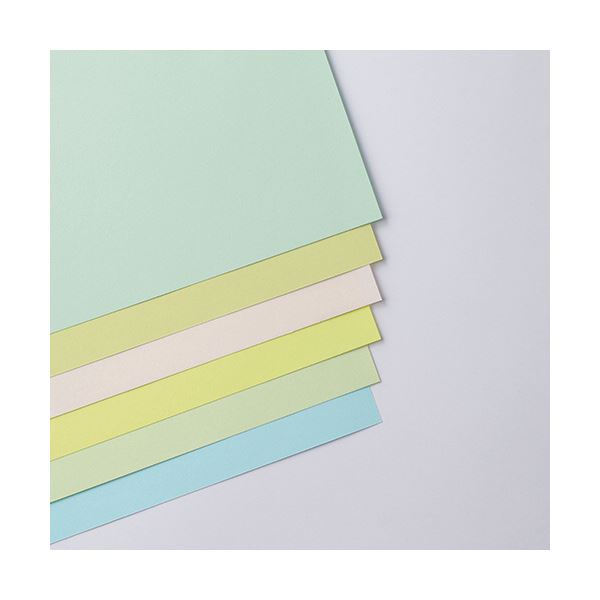 （まとめ）リンテック ニューカラーR 八つ切 ライトブルー 8NCR-132 1パック(100枚)(×3セット)