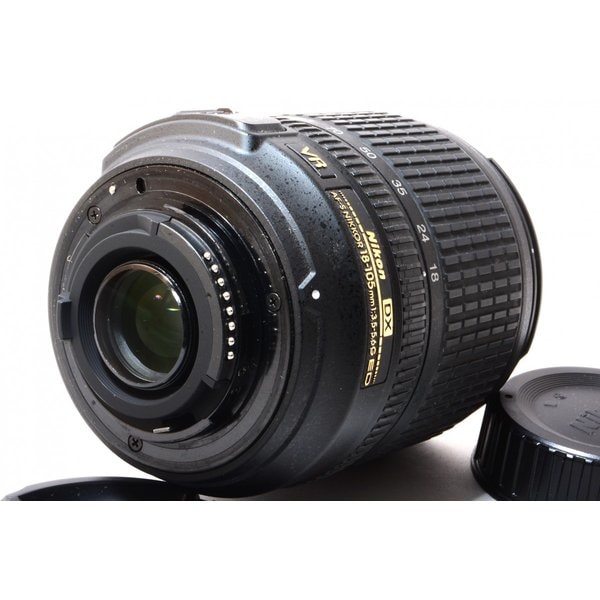 【中古】ニコン Nikon AF-S DX NIKKOR 18-105mm f/3.5-5.6G ED VR 美品 望遠 ズーム 高倍率標準ズームレンズ