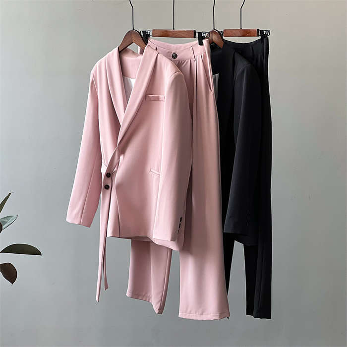 ２点で11o円OFF！【本日限定】パンツスーツ レディース セットアップ スーツ ママスーツ 上下セット 入学式 入園式 ビジネススーツ リクルートスーツ ワイドパンツ 春夏 秋 体型カバー フォーマ