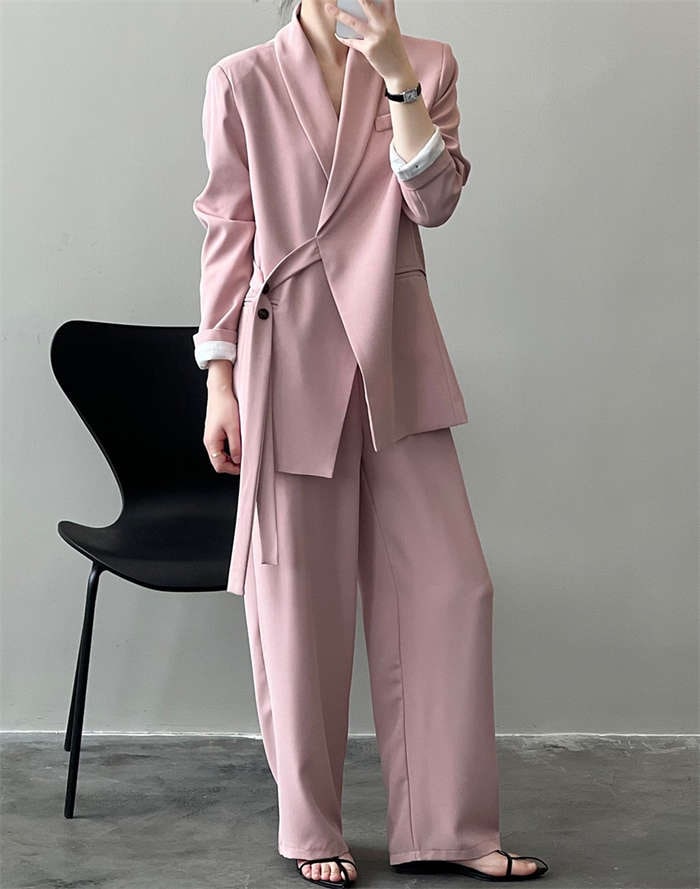 ２点で11o円OFF！【本日限定】パンツスーツ レディース セットアップ スーツ ママスーツ 上下セット 入学式 入園式 ビジネススーツ リクルートスーツ ワイドパンツ 春夏 秋 体型カバー フォーマ