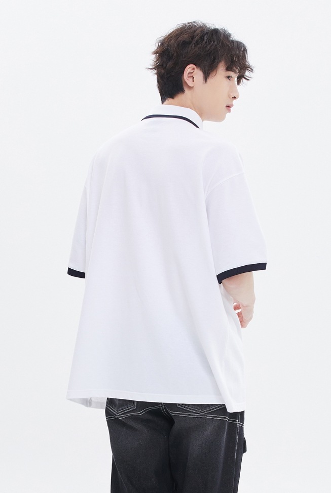 【ROMANTIC CROWN】HEART LOGO PIQUE SHIRT