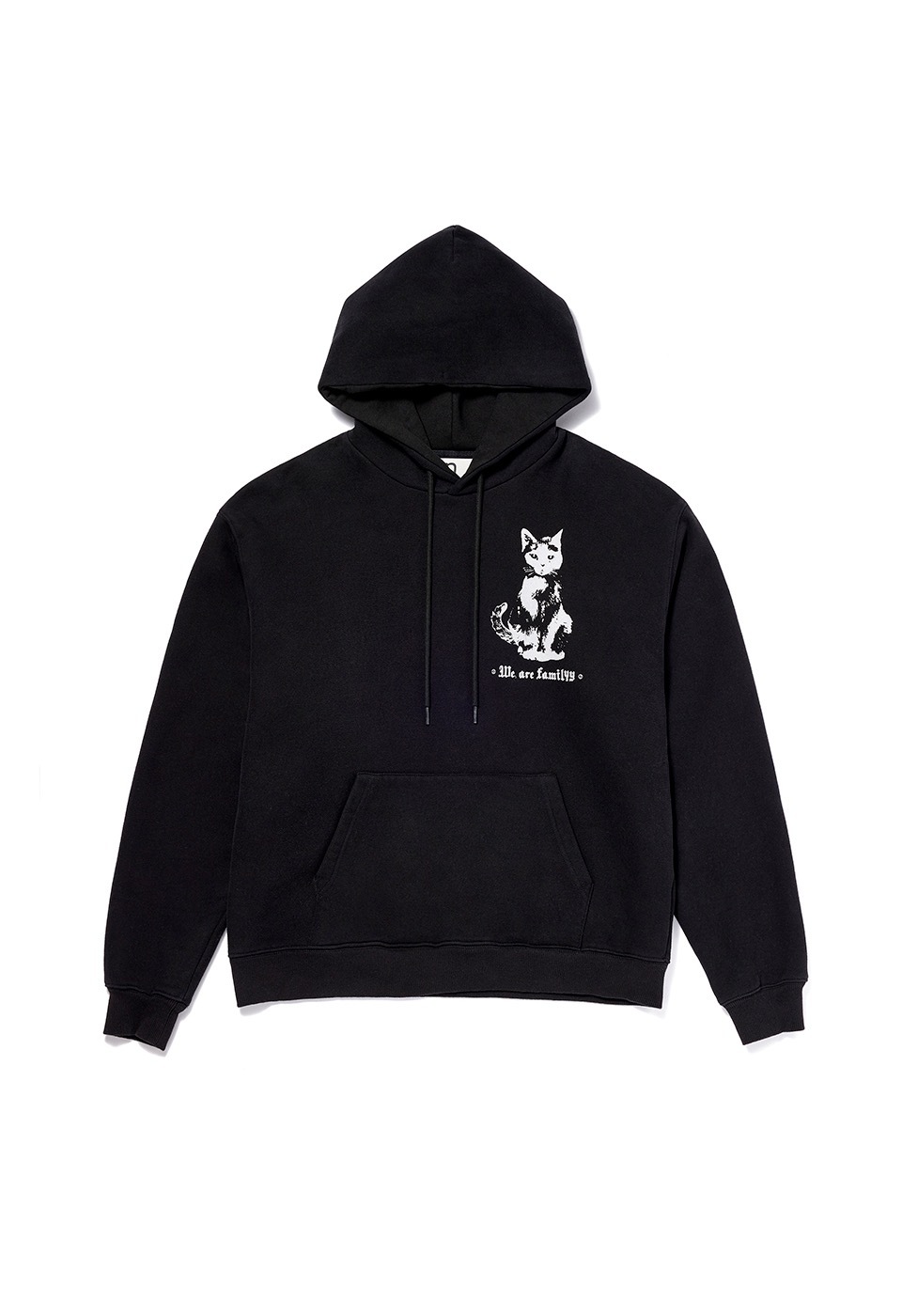 トップス OPENYY WE ARE FAMILYY HOODIE BLACK OPEN Yy】 WE ARE FAMILYY HOODIE : BLACK