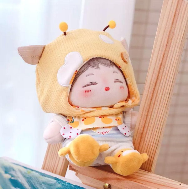 Qoo10] 20cm ぬいぐるみ服 サロペット K