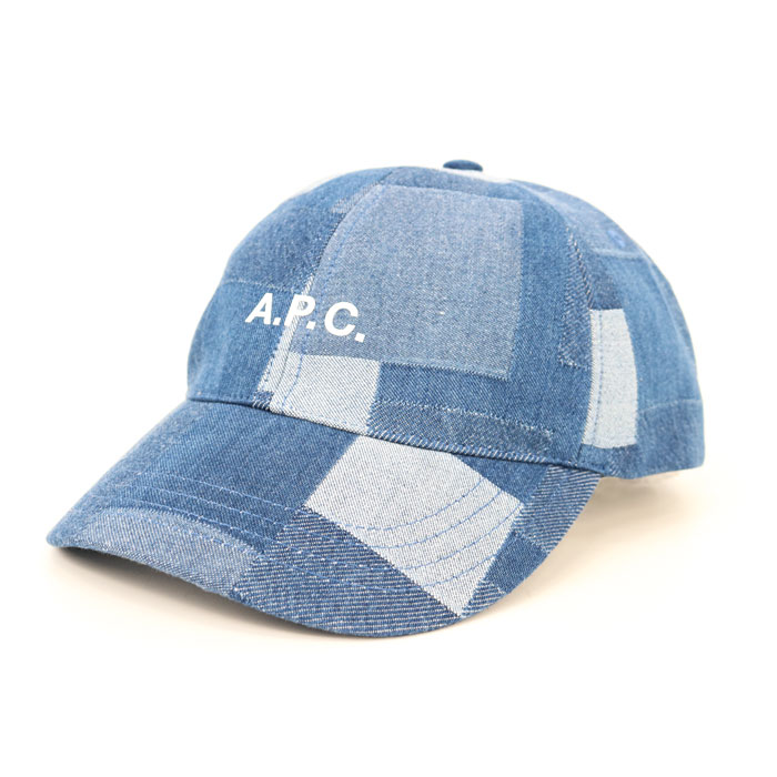 CASQUETTE CHARLIE M24069 COGWH DELAVE キャップ インディゴ デニム ユニセックス ロゴ入り 帽子