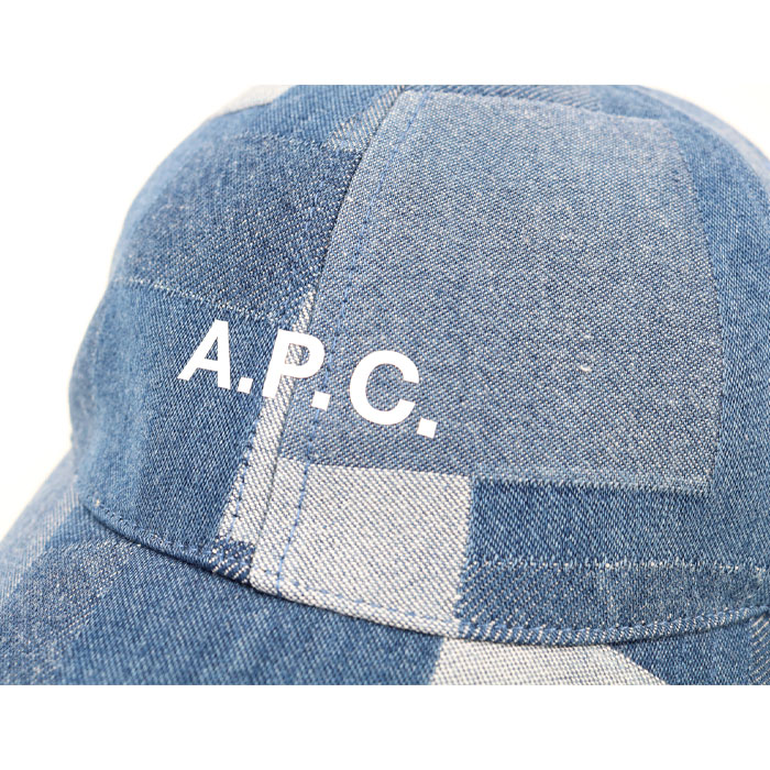 CASQUETTE CHARLIE M24069 COGWH DELAVE キャップ インディゴ デニム ユニセックス ロゴ入り 帽子