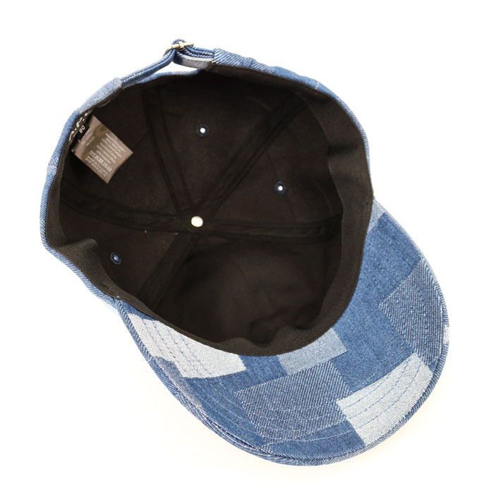 CASQUETTE CHARLIE M24069 COGWH DELAVE キャップ インディゴ デニム ユニセックス ロゴ入り 帽子