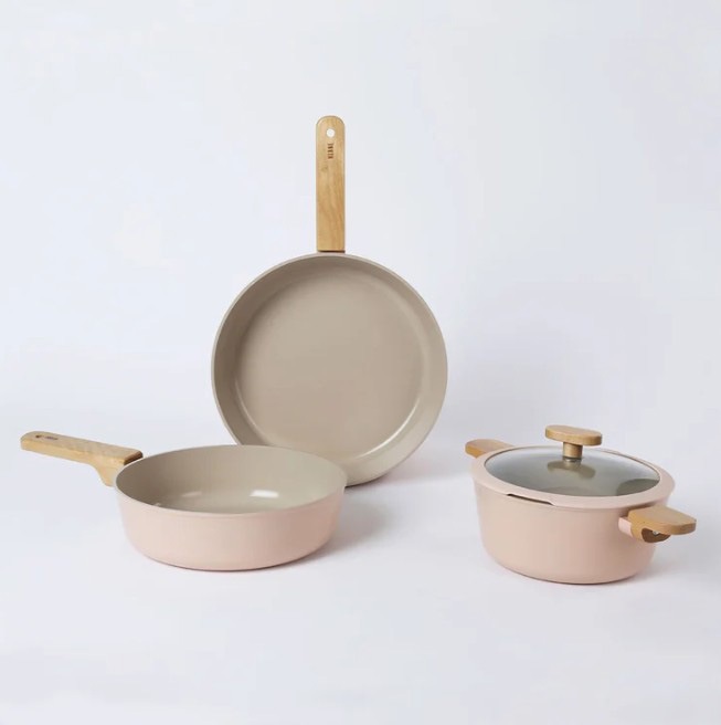 HERNE CERAMIC COOKWARE 3点セット(両手鍋20cm+深型フライパン24cm+フライパン28cm) 韓国 韓国雑貨 キッチン キッチングッズ 鍋 セット フライパン 20 30 2 HERNE CERAMIC COOKWARE 3点セット(両手鍋20cm+深型フライパン24cm+フライパン28cm) 韓国 韓国雑貨 キッチン キッチングッズ 鍋 セット フライパン 20 30 2