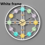 壁掛け 時計 ユニーク 中空デザイン 静音 アナログ おしゃれ かわいい 掛け時計 ウォール クロック アート ミニマリスト プレゼント 4-7