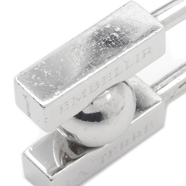 エルメス HERMES カデナ シルバー 地球 2001年限定 エルメス Hカデナ