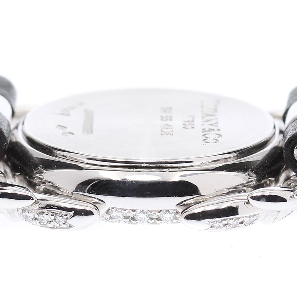 ティファニー TIFFANY&Co. プラチナ ダイヤベゼル 4P クォーツ レディース 美品 _849759【中古】 ティファニー TIFFANY&Co. プラチナ ダイヤベゼル 4P クォーツ レディース 美品 _849759【中古】